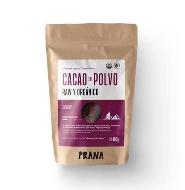 Imagen de CACAO EN POLVO ORGÁNICO PRANA 400g