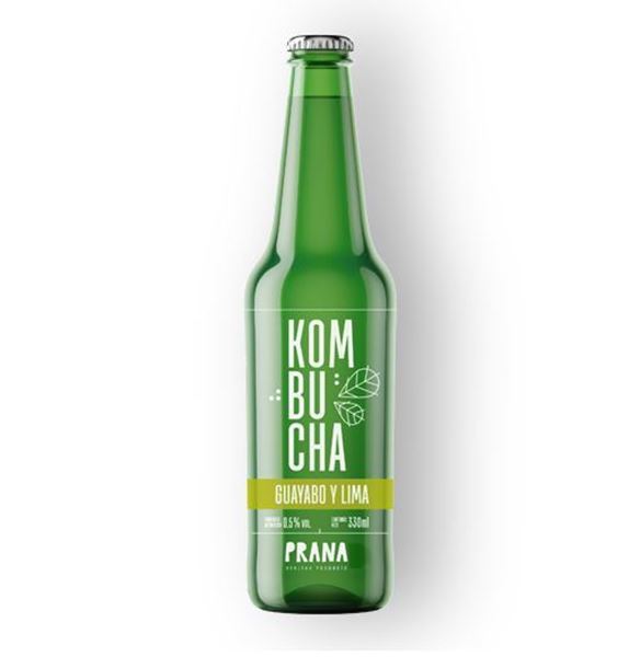 Imagen de KOMBUCHA PRANA GUAYABO Y LIMA 330ml