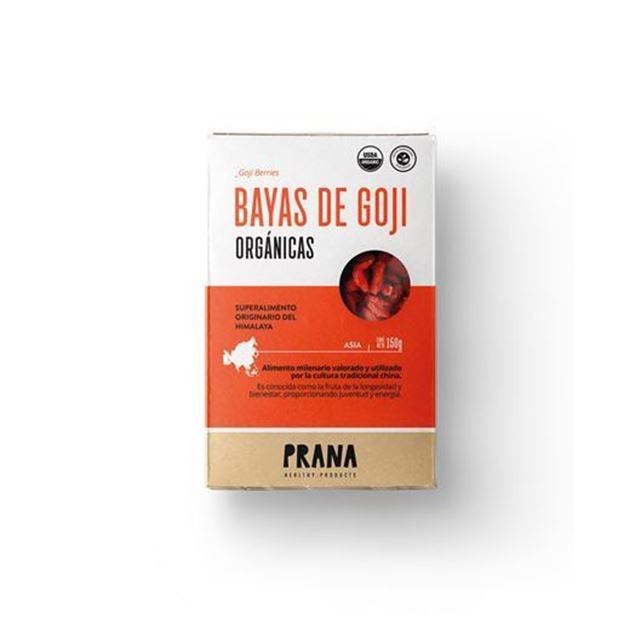 Imagen de BAYAS DE GOJI ORGÁNICAS PRANA 150g