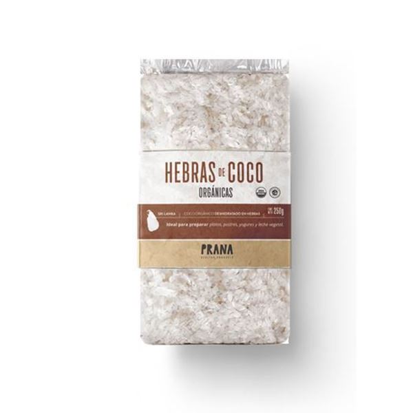 Imagen de HEBRAS DE COCO ORGÁNICO PRANA 250g