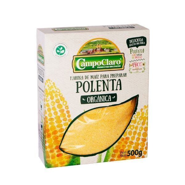 Imagen de POLENTA ORGÁNICA CAMPO CLARO 500G