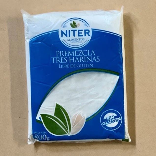 Imagen de PREMEZCLA HARINAS SIN GLUTEN NITER 800G