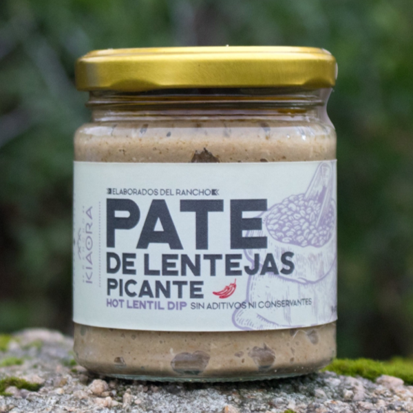 Imagen de PATE DE LENTEJAS PICANTE KIAORA 160 GRS