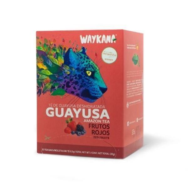 Imagen de TÉ DE GUAYUSA CON FRUTOS ROJOS X 20