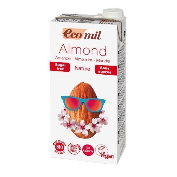 Imagen de LECHE ALMENDRA SIN AZÚCAR ECOMIL 1L