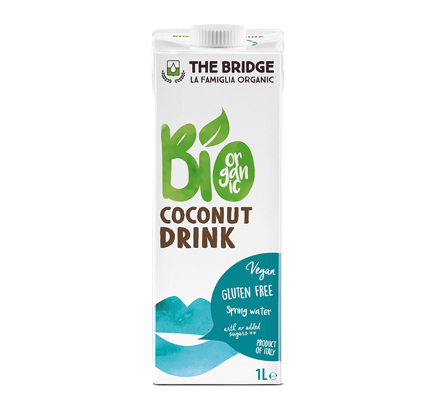 Imagen de LECHE THE BRIDGE COCO SIN AZUCAR GLUTEN FREE