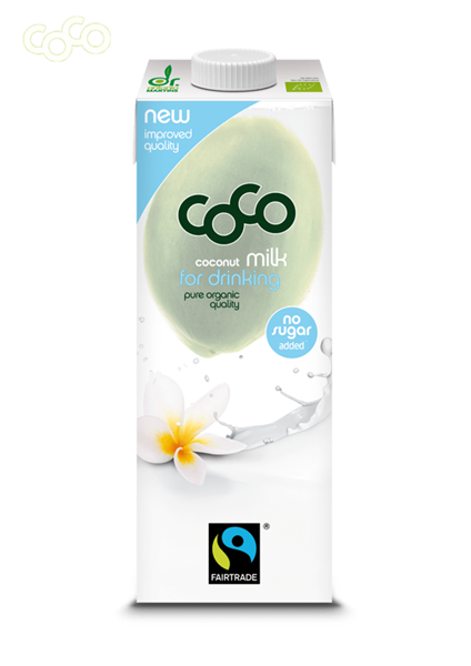 Imagen de LECHE DE COCO ORGANIC SIN AZUCAR 1LT