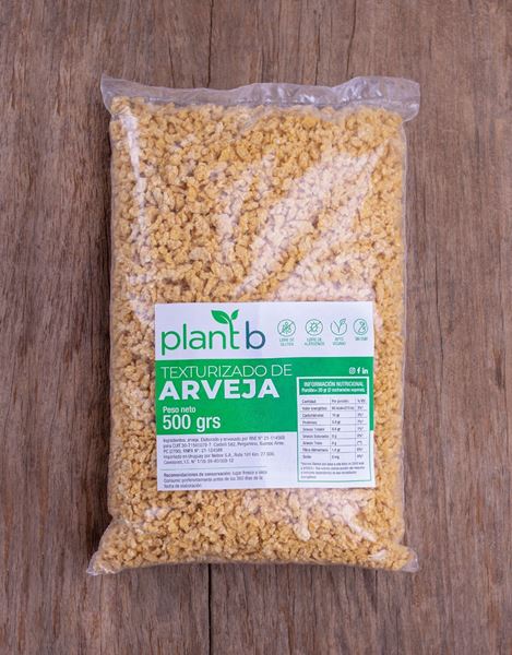 Imagen de PLANTB TEXTURIZADO DE ARVEJA 500g