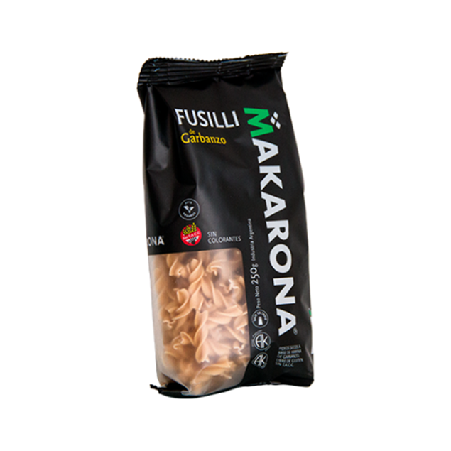 Imagen de FUSILLI DE GARBANZOS MAKARONA - 250 G