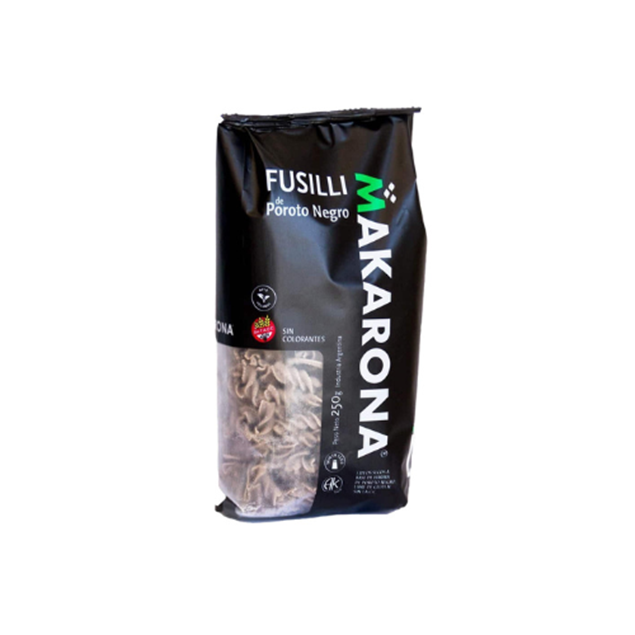 Imagen de FUSILLI DE POROTOS NEGROS MAKARONA - 250 G