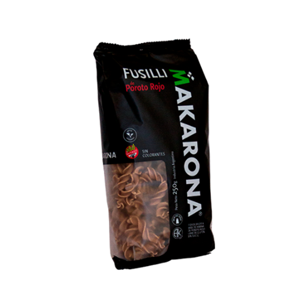 Imagen de FUSILLI DE POROTOS ROJOS MAKARONA - 250 G