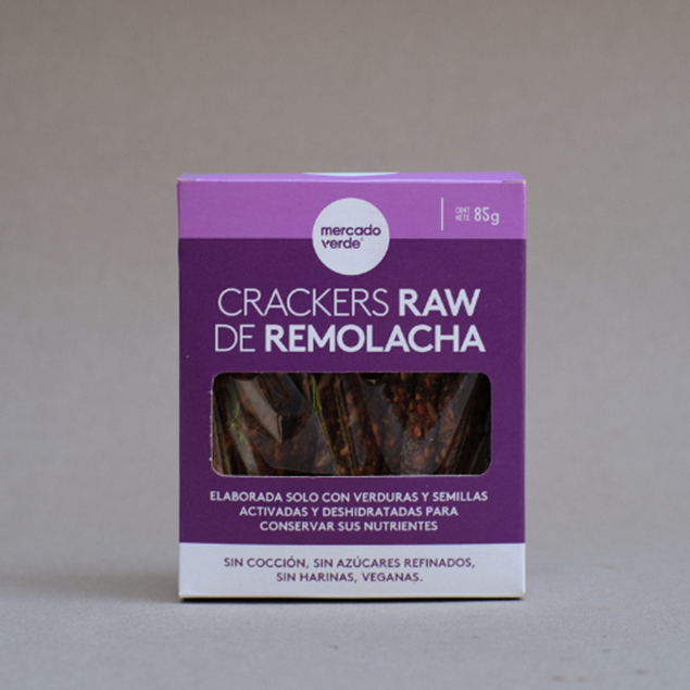 Imagen de CRACKERS RAW DE REMOLACHA 85 G