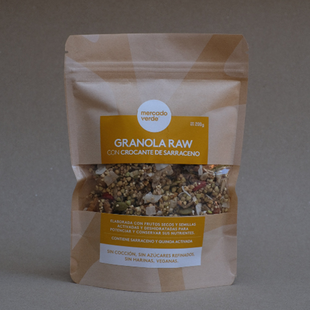 Imagen de GRANOLA RAW SARRACENO 200 G