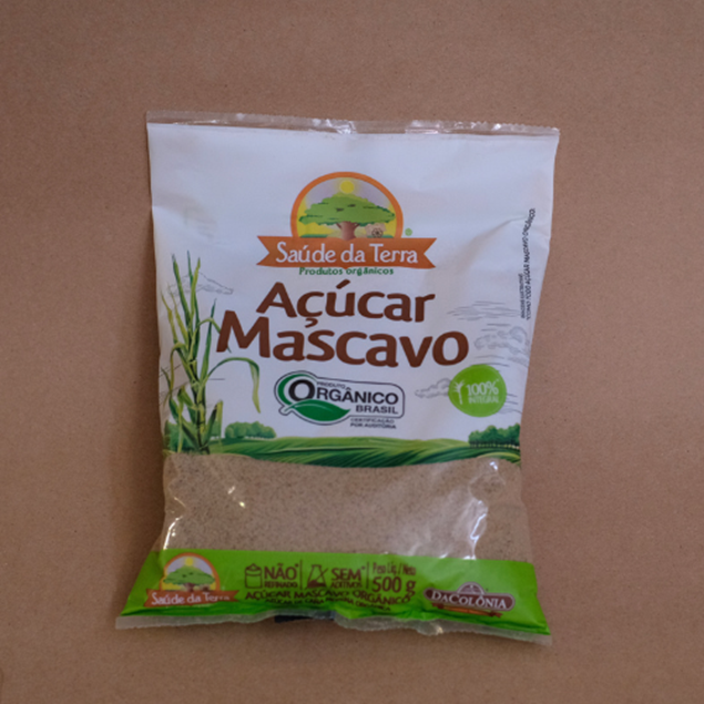 Imagen de AZÚCAR MASCABO ORGÁNICA SAÚDE DA TERRA 500G