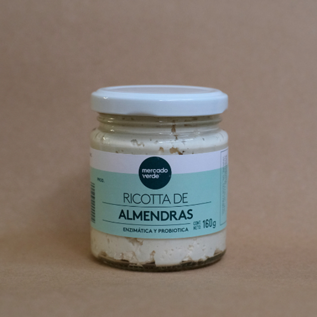 Imagen de RICOTTA DE ALMENDRAS 160 GR  - MERCADO VERDE