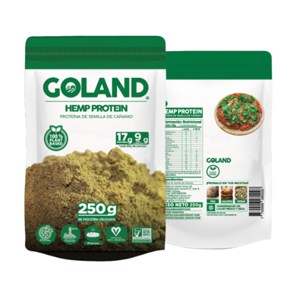 Imagen de PROTEINA DE SEMILLAS DE CAÑAMO GOLAND 250 G