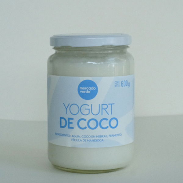 Mercado Verde. YOGURT DE COCO 600ML