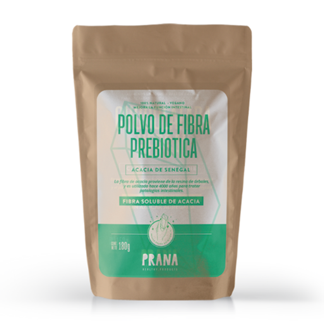 Imagen de POLVO DE FIBRA PREBIOTICA PRANA 180 G