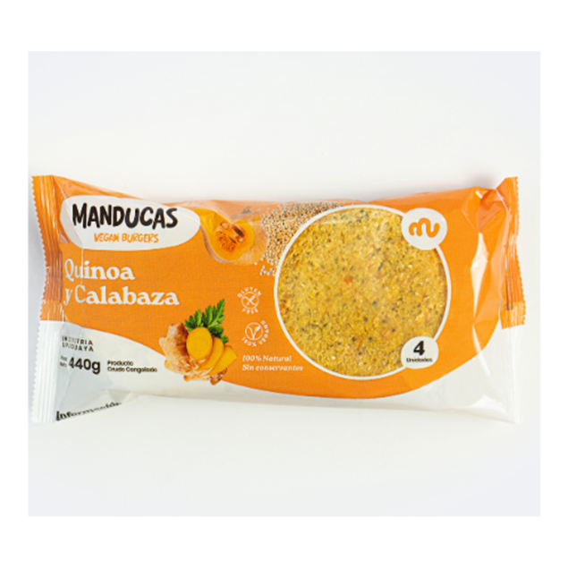 Imagen de HAMBURGUESAS MANDUCAS - QUINOA Y CALABAZA