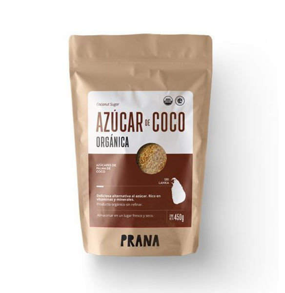 Imagen de AZÚCAR DE COCO ORGÁNICO PRANA  400gr