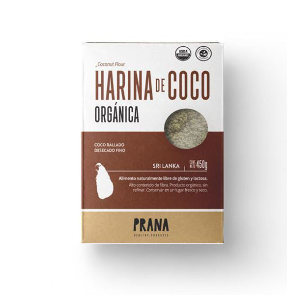 Imagen de HARINA DE COCO ORGÁNICA PRANA 450g